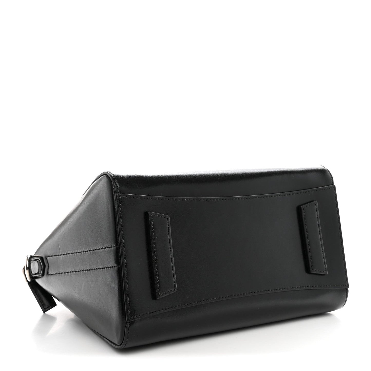 Shiny Lord Calfskin Small Antigona Black