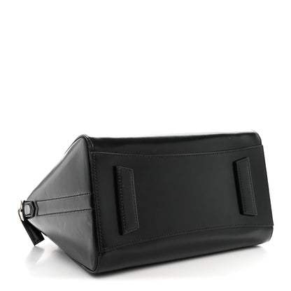 Shiny Lord Calfskin Small Antigona Black
