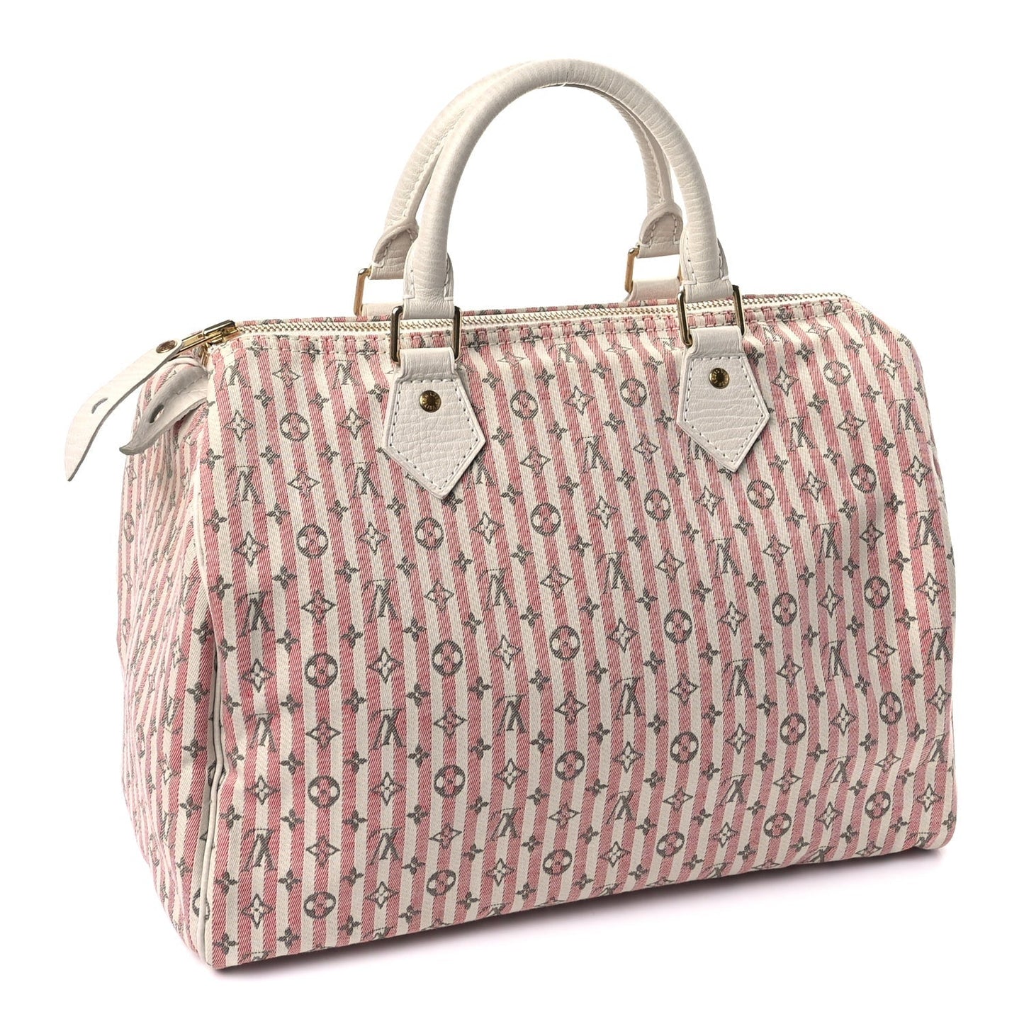 Mini Lin Croisette Speedy 30 Rouge