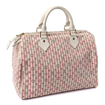 Mini Lin Croisette Speedy 30 Rouge