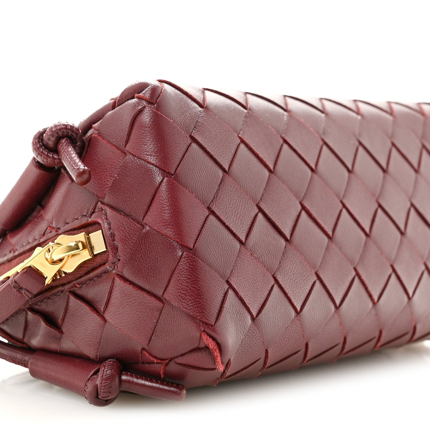 Nappa Intrecciato Concert Pouch Barolo