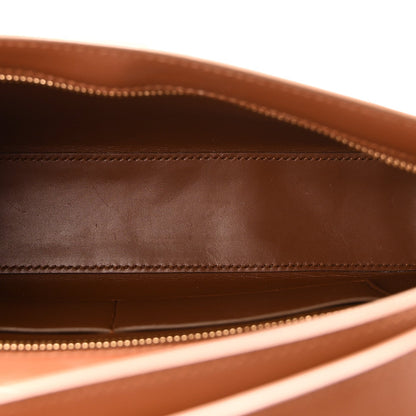 Smooth Calfskin TB Shoulder Bag Warm Tan