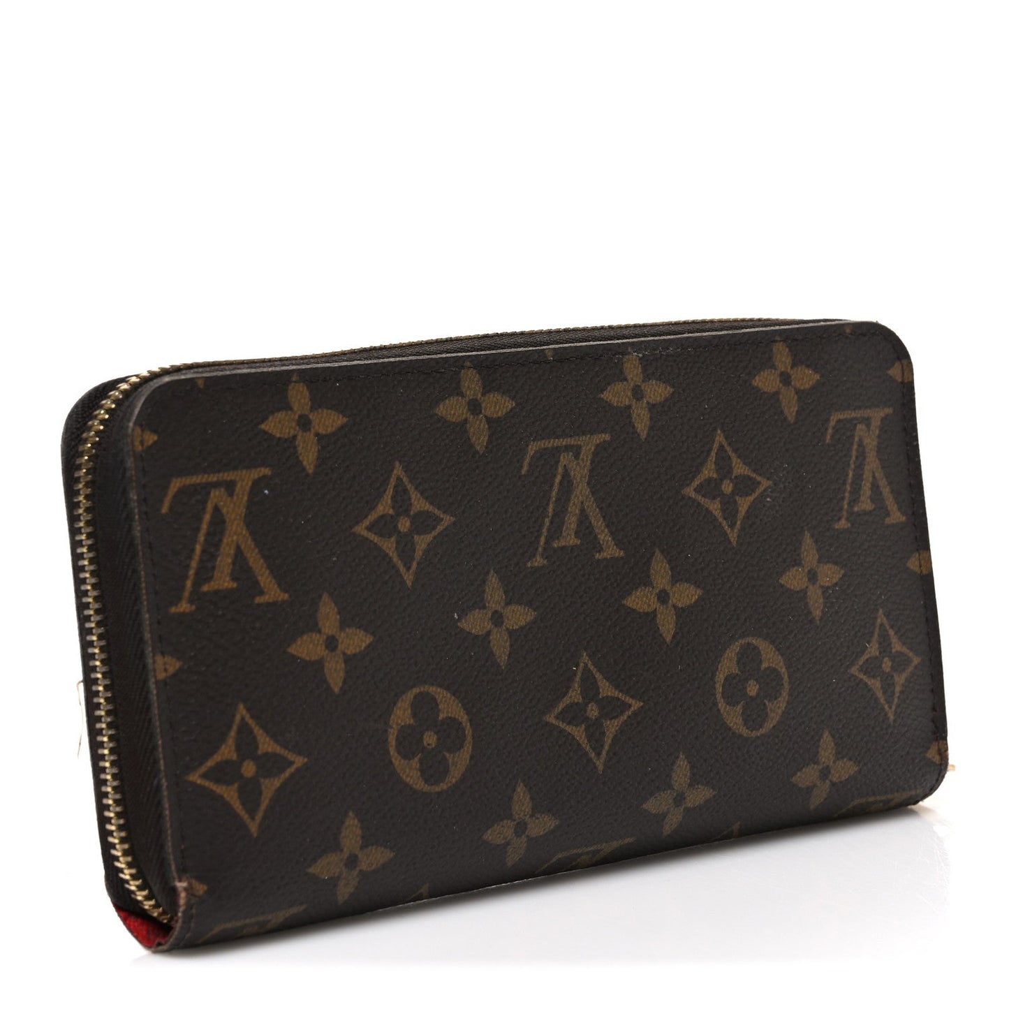 Monogram Zippy Wallet Coquelicot