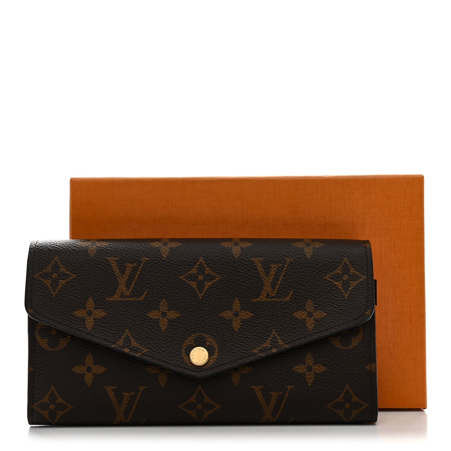 Monogram Sarah Wallet NM Coquelicot