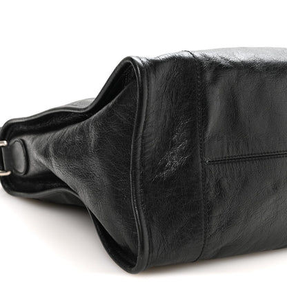 Fluffy Calfskin Morpheus Weekender Duffle Black
