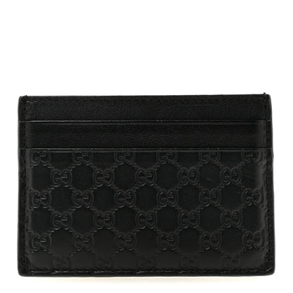 Microguccissima Card Holder Black