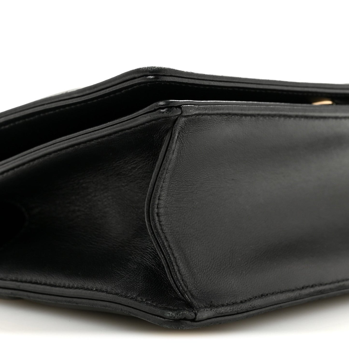 Calfskin Small Diorama Flap Bag Black