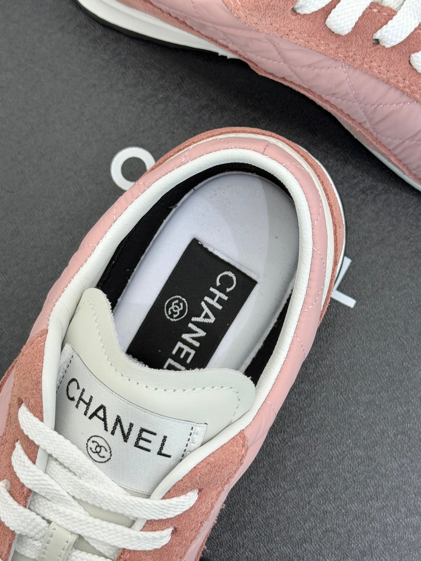 Cruise 2025/26 Trainers Cream Pink Suede Fabric