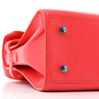 Calfskin MM Tempete Satchel Coral
