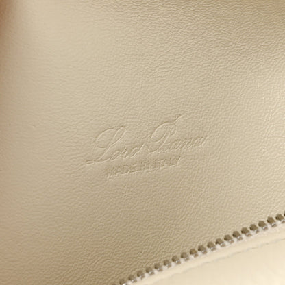 Grained Calfskin L19 Extra Pocket Pouch Whisper White