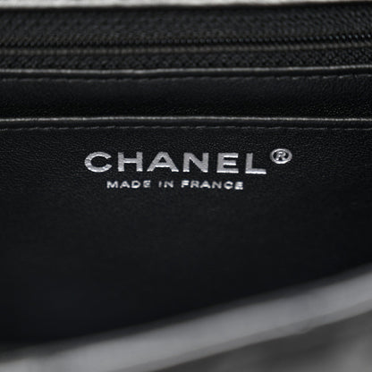 Aged Calfskin Quilted 2.55 Reissue Mini Flap So Black