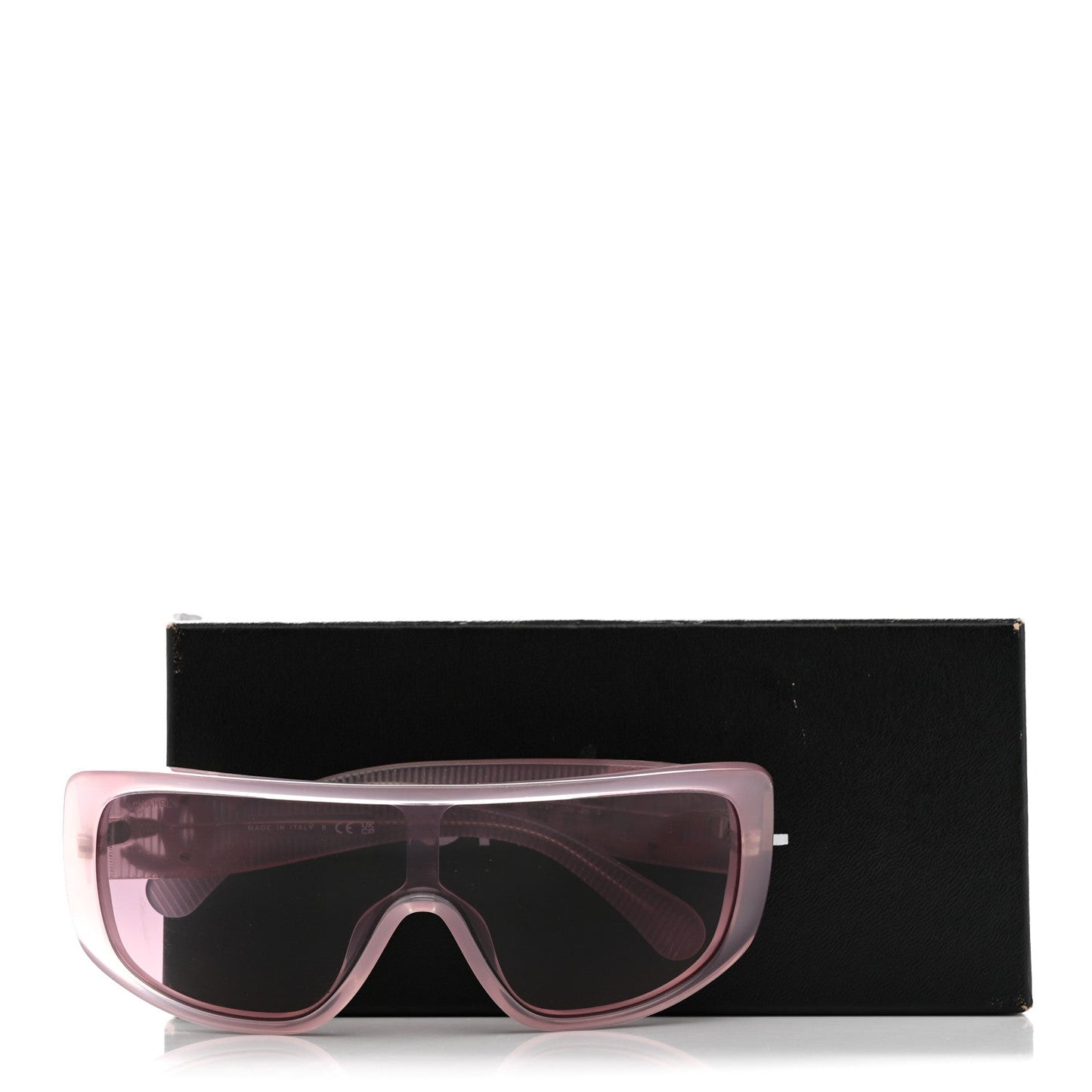 Acetate Shield Sunglasses 5495 Light Pink