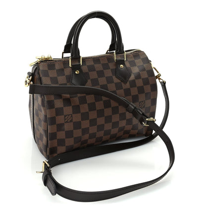 Damier Ebene Speedy Bandouliere 25