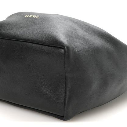 Buttery Nappa Lambskin Mini Squeeze Bag Black