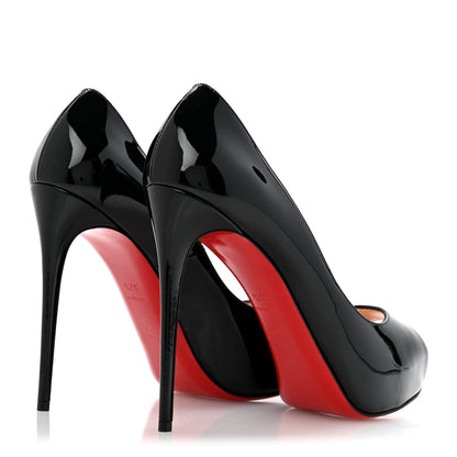 Patent New Very Prive 120 Pumps 37.5 Black Red