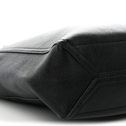 New Sakai Calfskin Lux Small Dahlia Tote Black