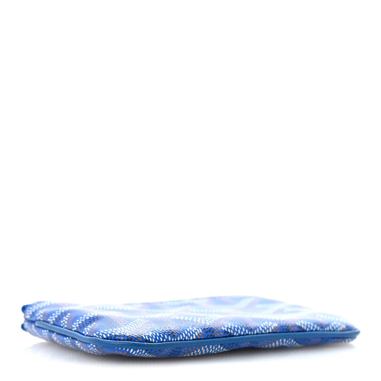 Goyardine Nano Senat Key Pouch Blue