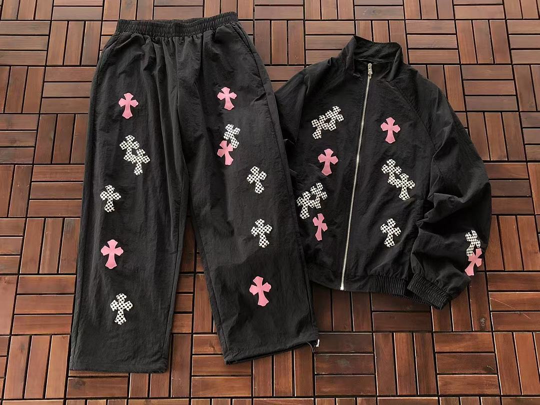 TOP￥~256 PANTS￥~185 CH🔥OM🔥 HE🔥RTS JACKET TROUSERS