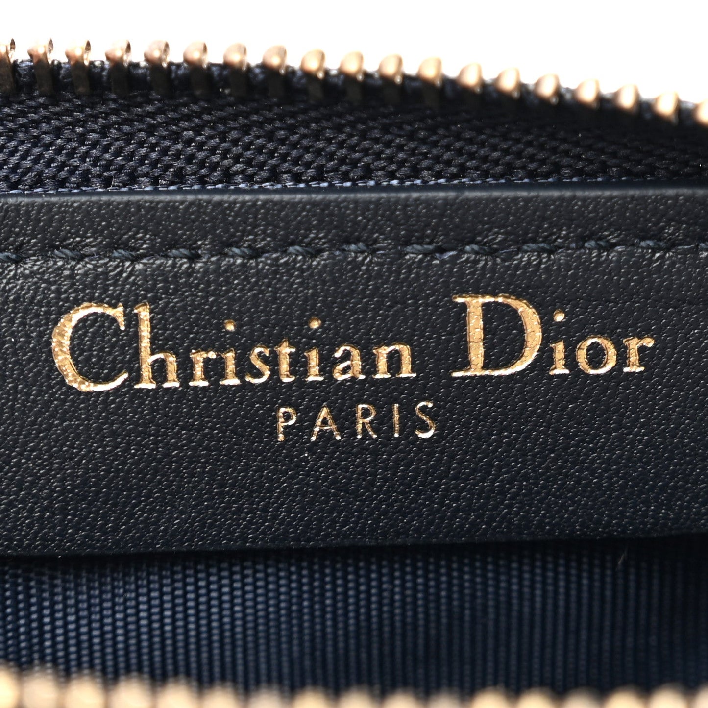 Oblique Dior Pouch Navy Blue