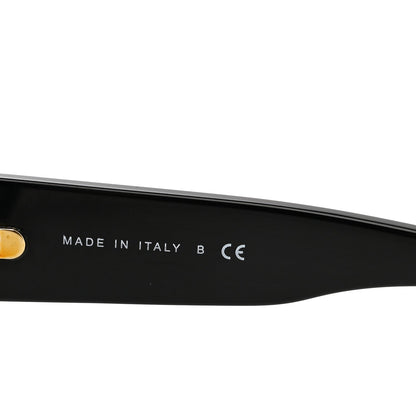 Acetate Round Sunglasses 5410-A Black