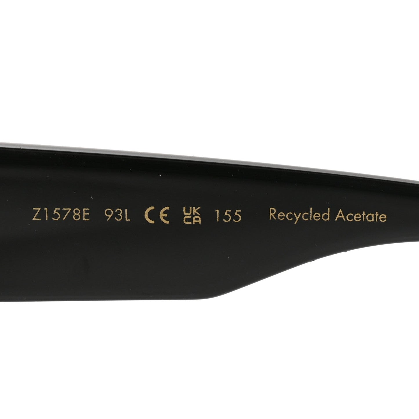 Acetate Swarovski Crystal Cyclone Sunglasses Z1578E Black