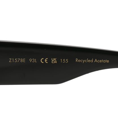 Acetate Swarovski Crystal Cyclone Sunglasses Z1578E Black