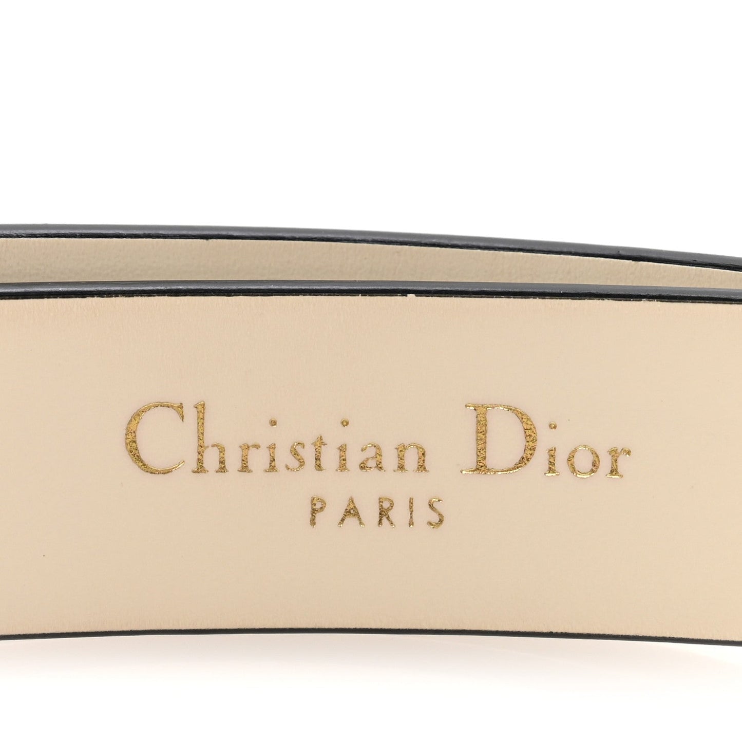 Calfskin Saddle Belt 80 32 White