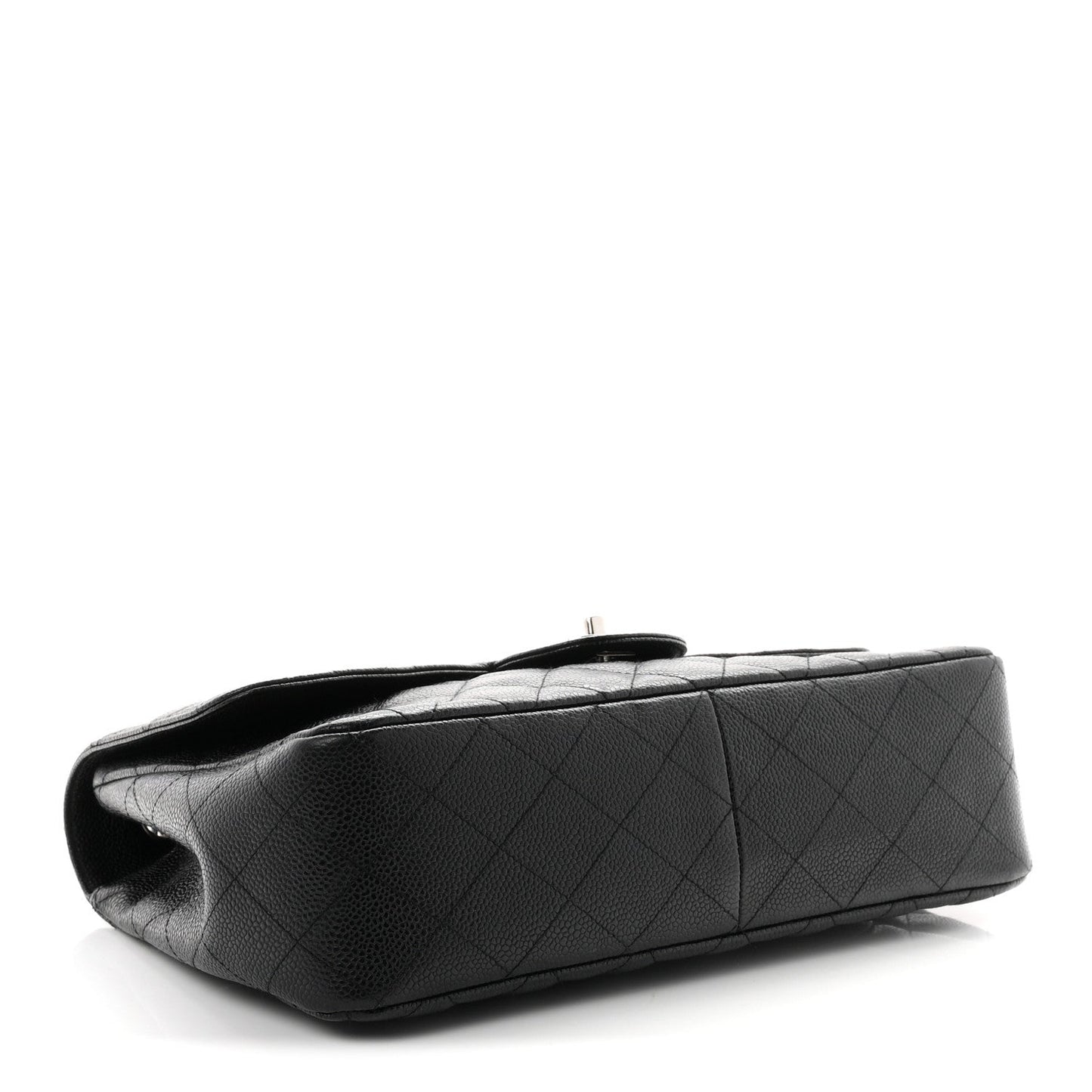 Caviar Quilted Jumbo Single Flap Black