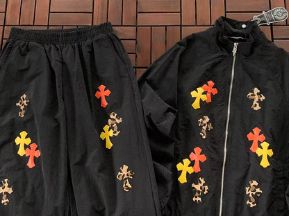 TOP￥~259 PANTS￥~185CH🔥OM🔥 HE🔥RTS JACKET TROUSERS