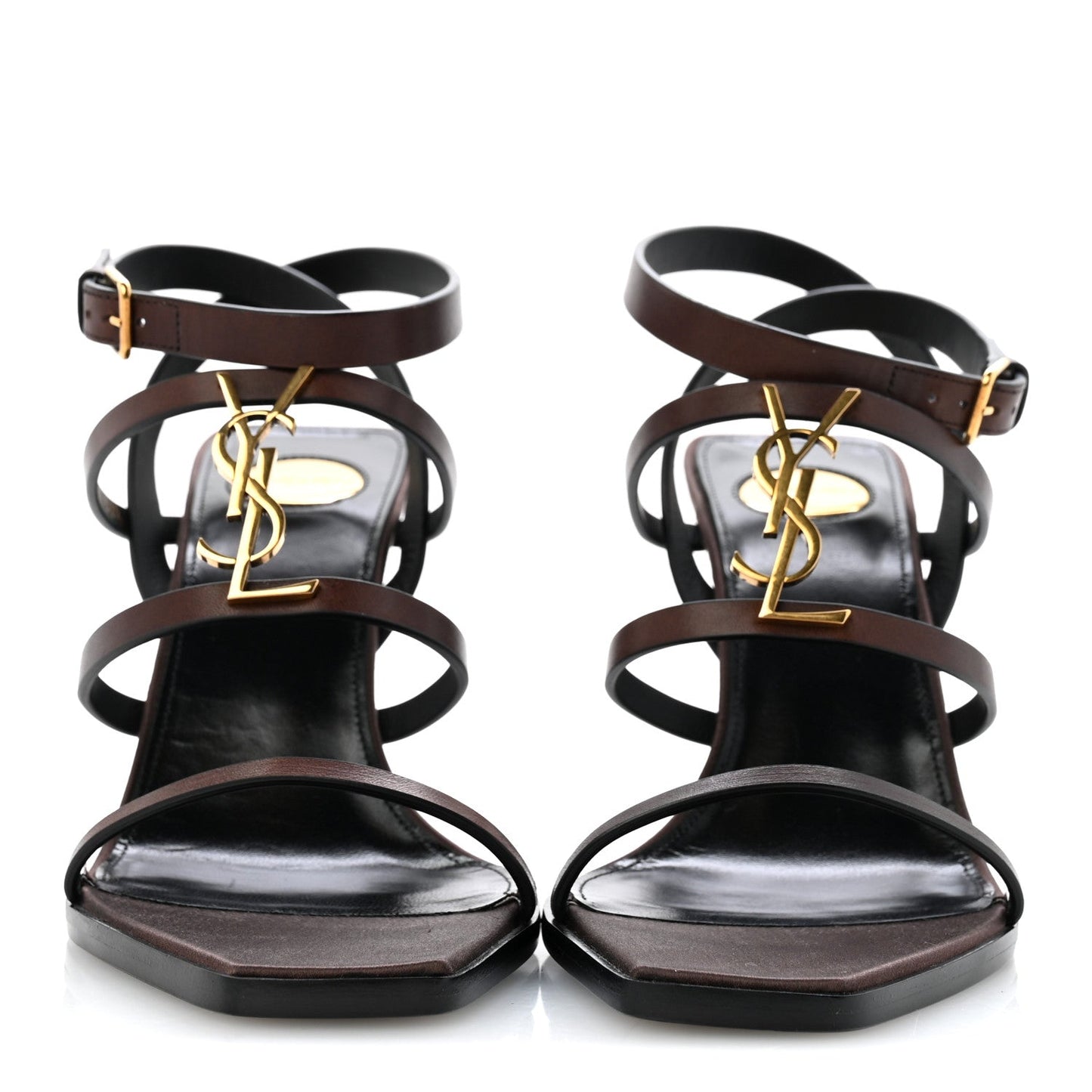 Calfskin Cassandra 90 Wedges 37.5 Ultra Dark Brown