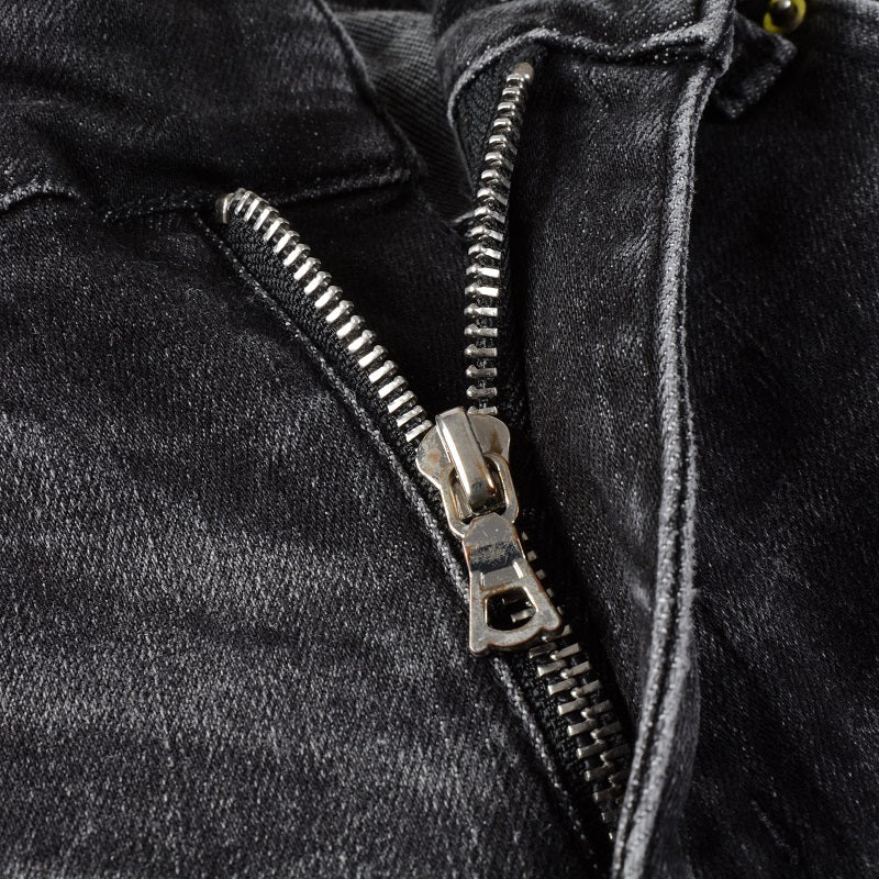 Jeans neri verniciati a spruzzo Amr