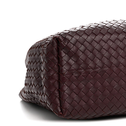 Nappa Intrecciato Bella Tote Aubergine