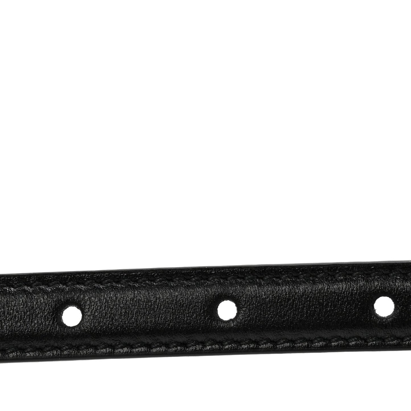 Plutone Calfskin Gucci Buckle 20mm Thin Belt 90 36 Black