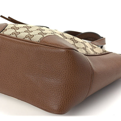 Monogram Small Bree Tote Beige Tabacco