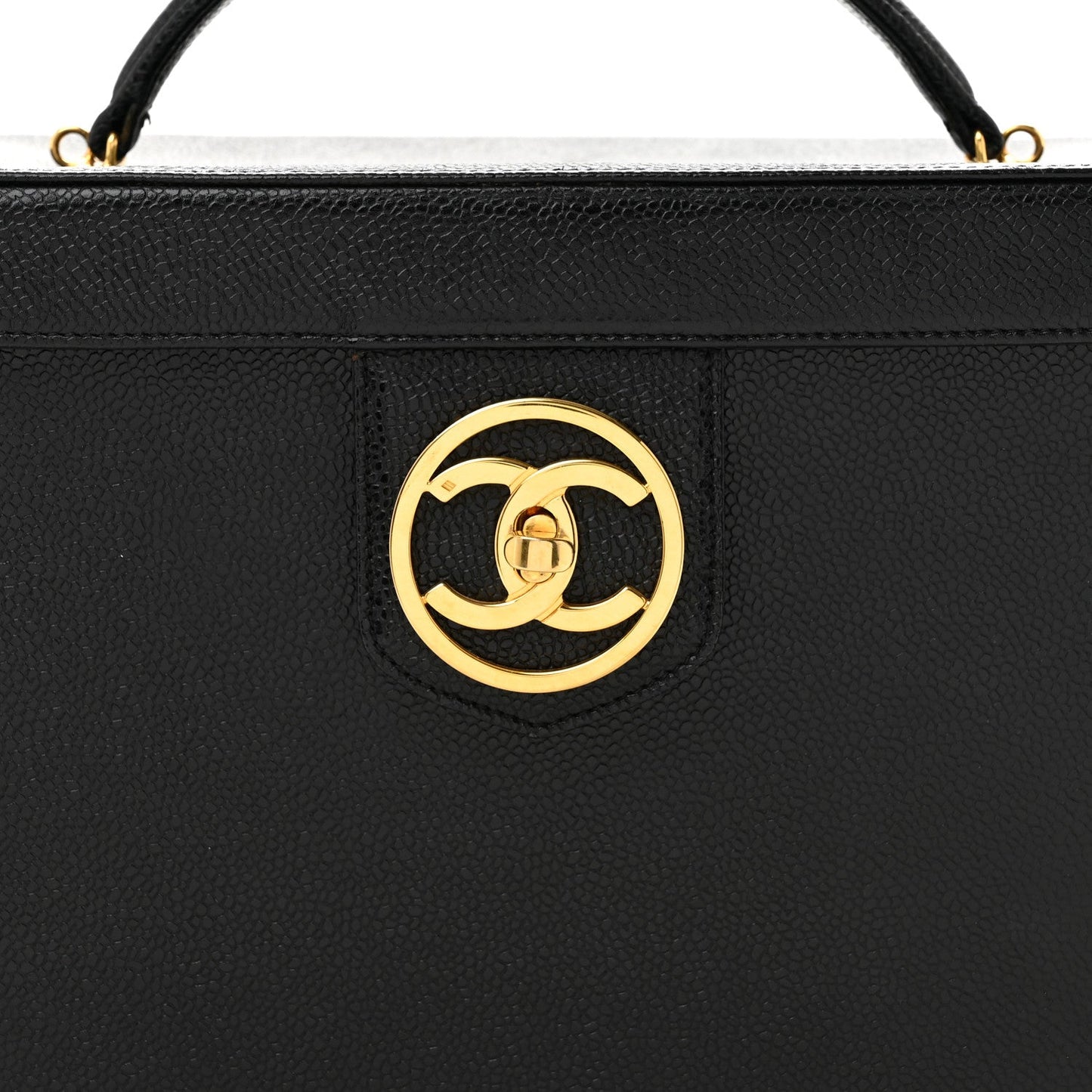Caviar Vanity Train Case Black