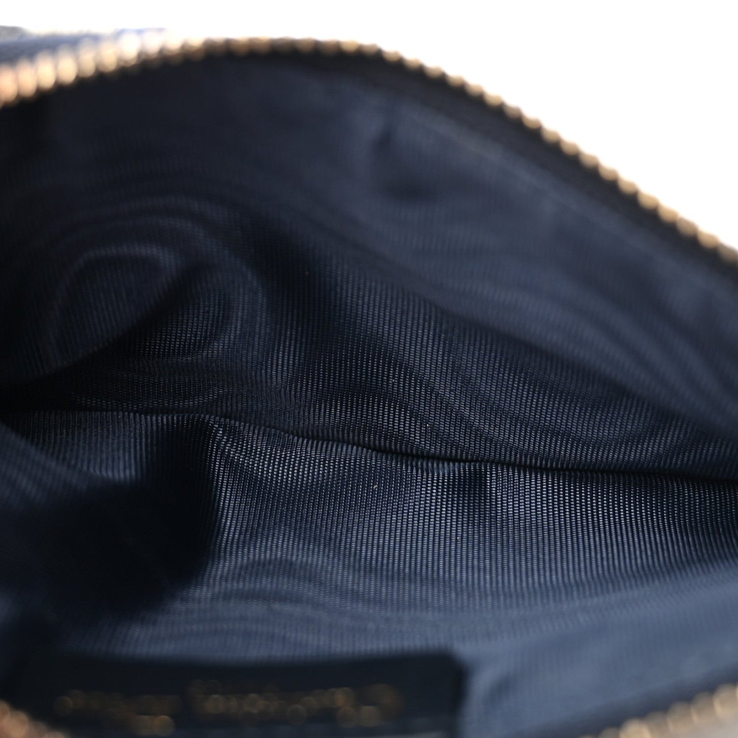 Oblique Dior Pouch Navy Blue
