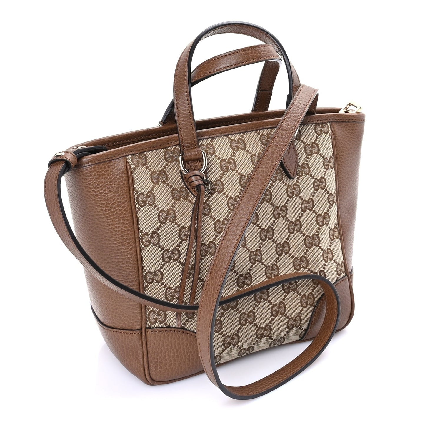 Monogram Small Bree Tote Beige Tabacco