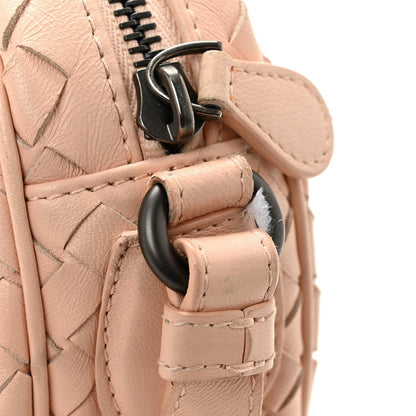Nappa Intrecciato Crossbody Flamingo
