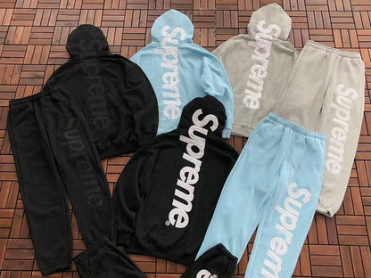 TOP￥~179 PANTS￥~169 S🔥P🔥E🔥E HOODIE TROUSERS FLEECE