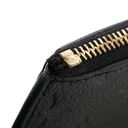 Empreinte Zipper Card Holder Black