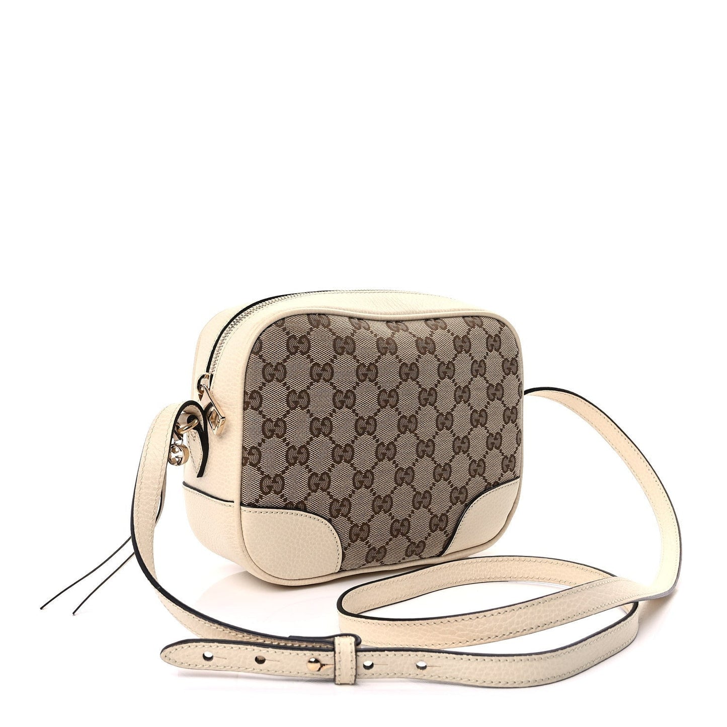 Monogram Dollar Calfskin Mini Bree Messenger Bag  Beige Ebony Avoire