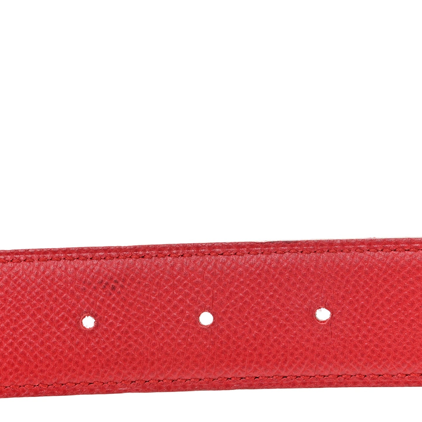 Box Courchevel 32mm H Belt 70 28 Black Rouge Garance