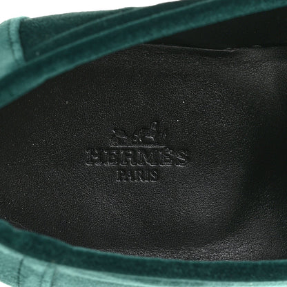 Velvet Mens Paris Loafers 43.5 Vert Fonce