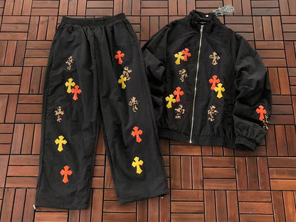 TOP￥~259 PANTS￥~185CH🔥OM🔥 HE🔥RTS JACKET TROUSERS