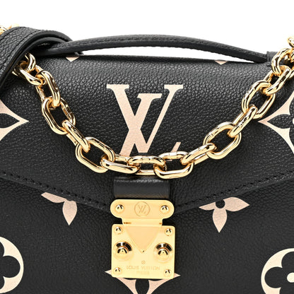 Empreinte Monogram Giant Pochette Metis East West Black Beige