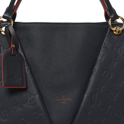 Empreinte V Tote MM Marine Rouge