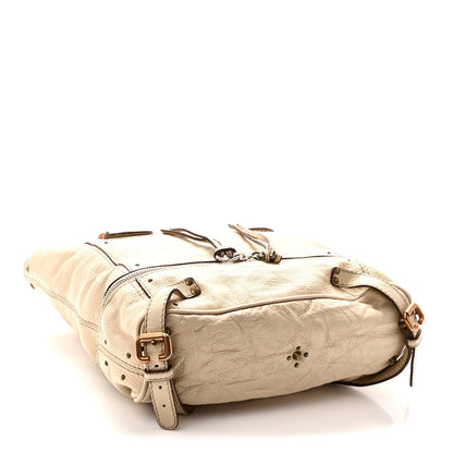 Grained Calfskin Paddington Shopping Tote Beige