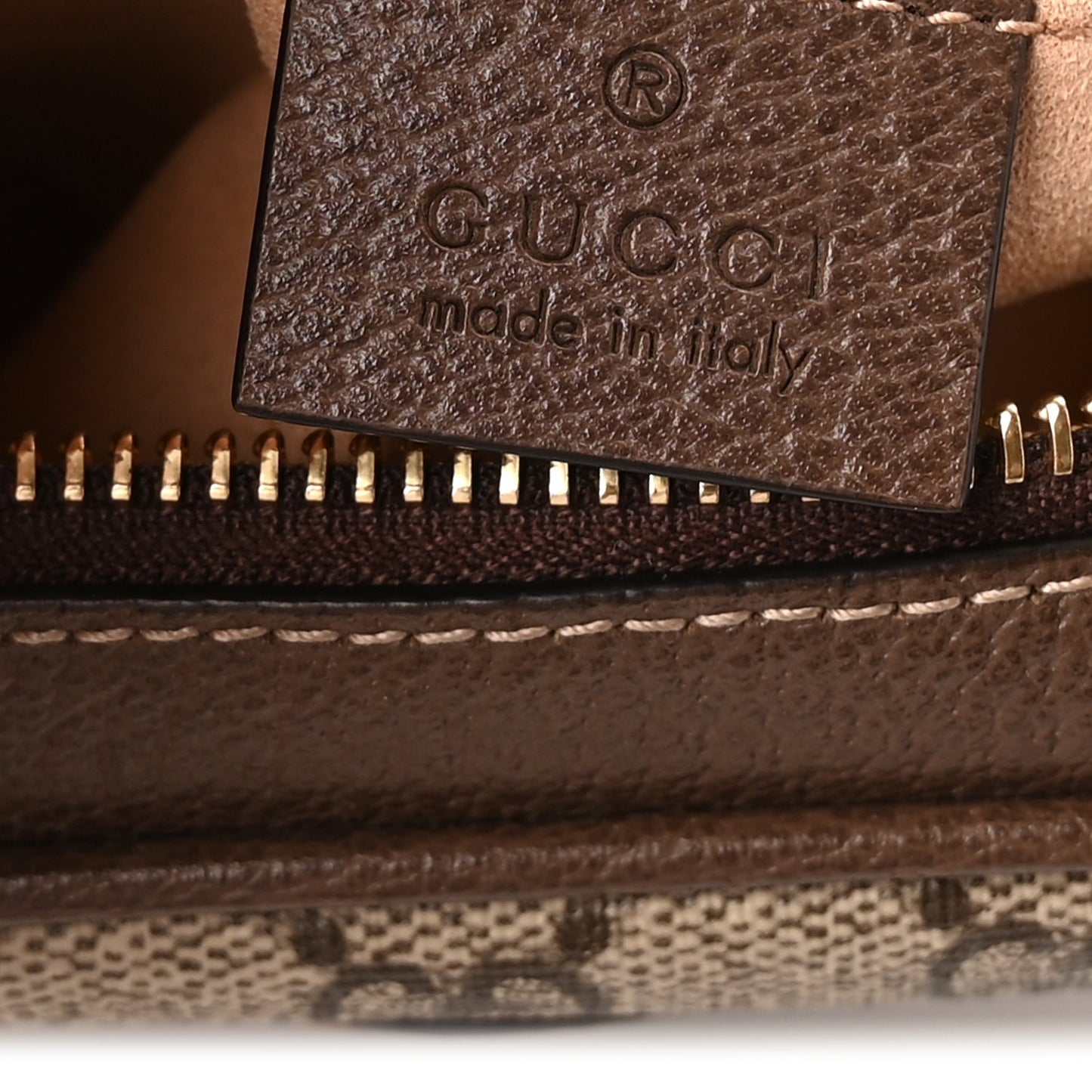 GG Supreme Monogram Web Mini Ophidia Shoulder Bag  Brown
