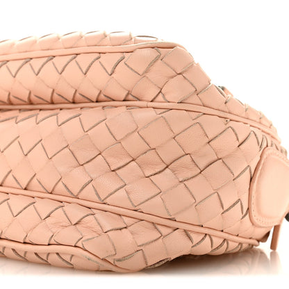 Nappa Intrecciato Crossbody Flamingo