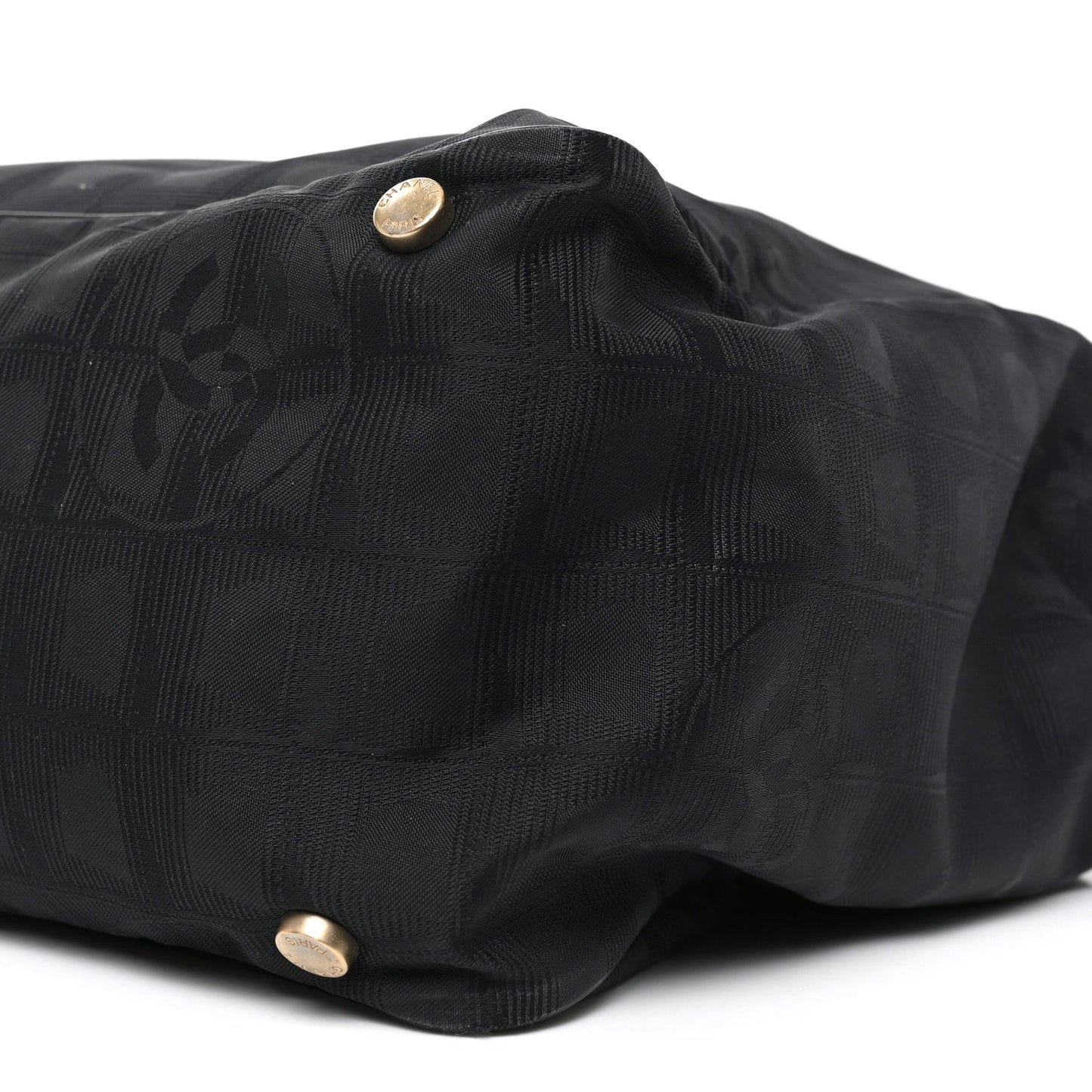 Nylon Medium Travel Tote Black